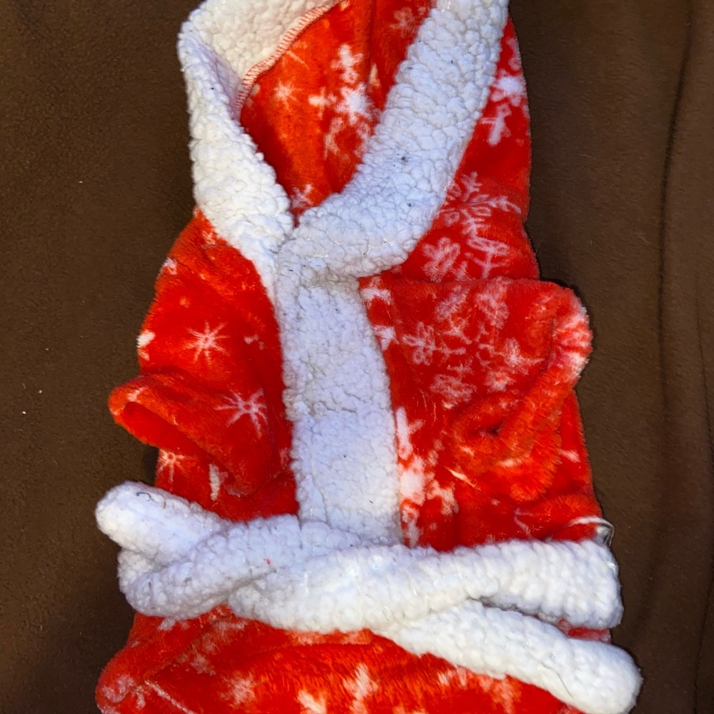 Cuddly Christmas Robe- Size Small - Picture 2 of 3